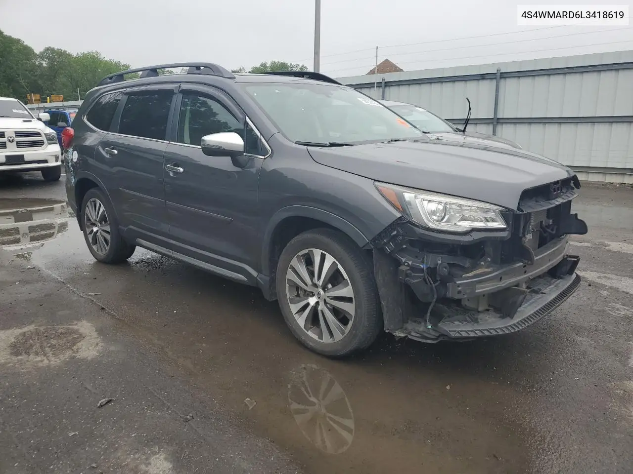 2020 Subaru Ascent Touring VIN: 4S4WMARD6L3418619 Lot: 56298435