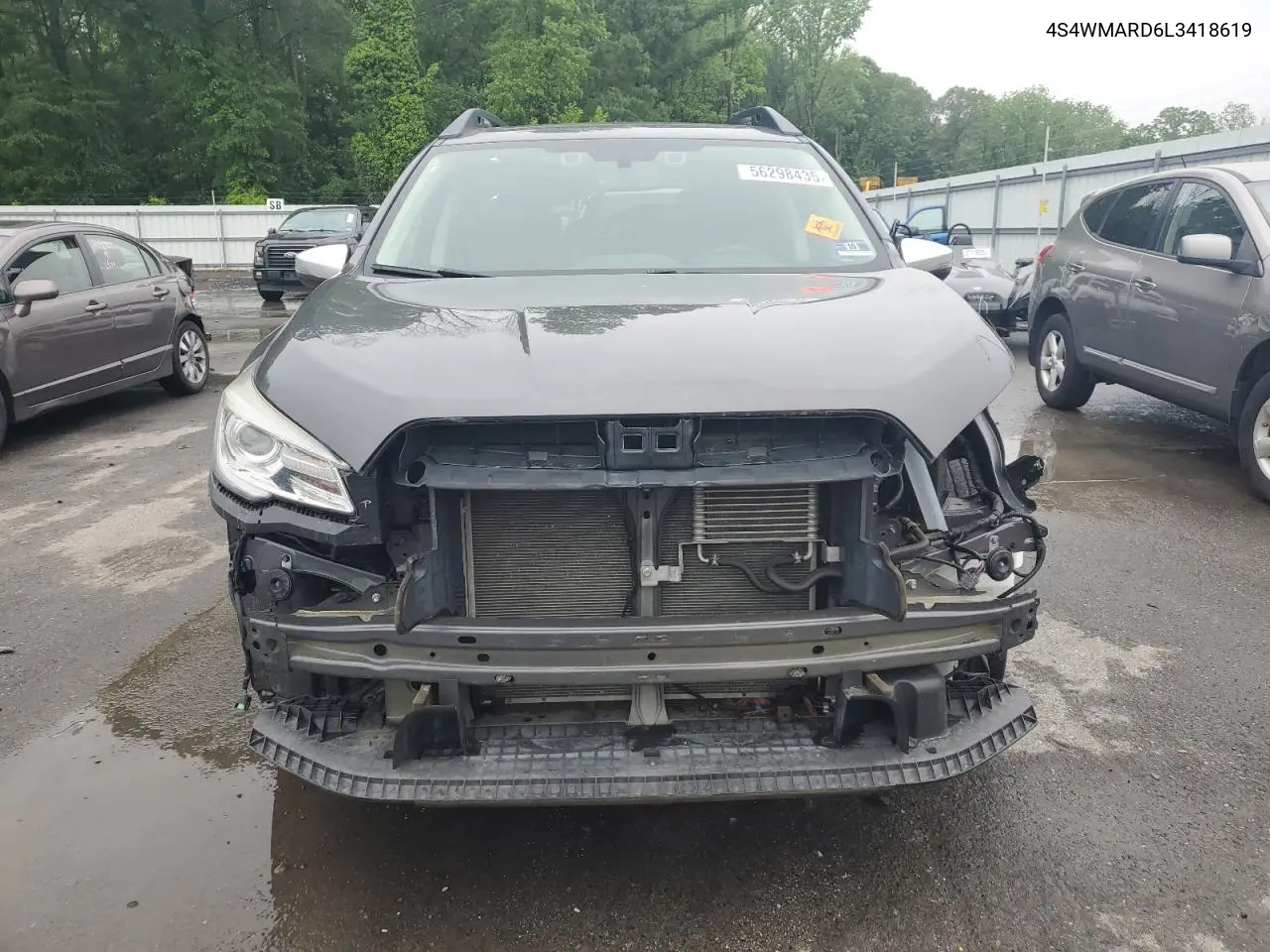 2020 Subaru Ascent Touring VIN: 4S4WMARD6L3418619 Lot: 56298435