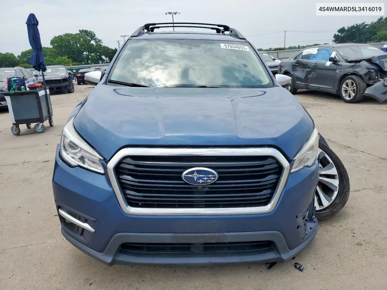 2020 Subaru Ascent Touring VIN: 4S4WMARD5L3416019 Lot: 57034055