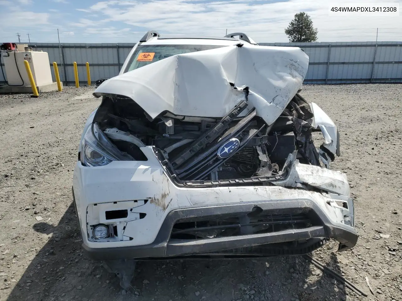 2020 Subaru Ascent Limited VIN: 4S4WMAPDXL3412308 Lot: 59296565