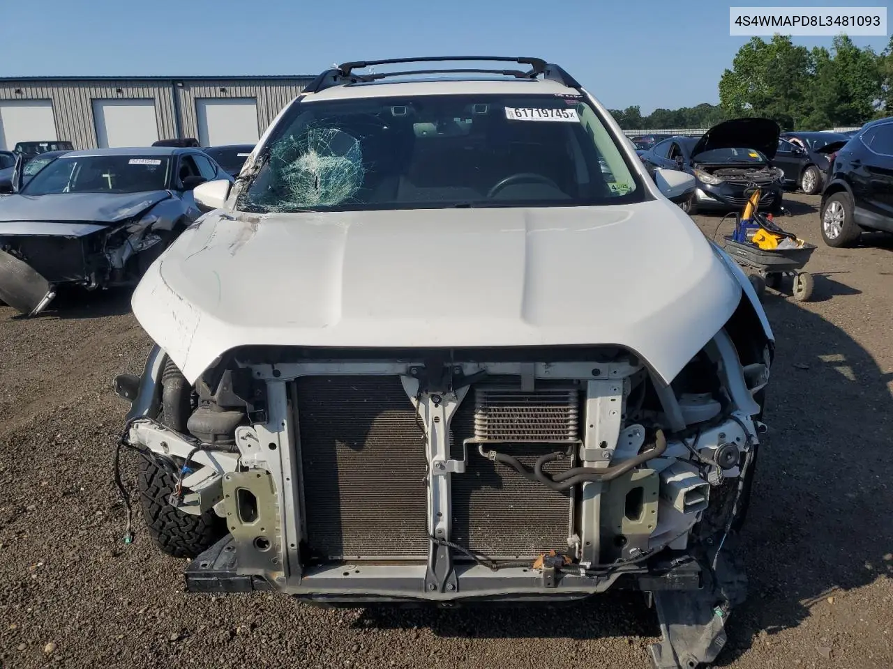 2020 Subaru Ascent Limited VIN: 4S4WMAPD8L3481093 Lot: 61719745