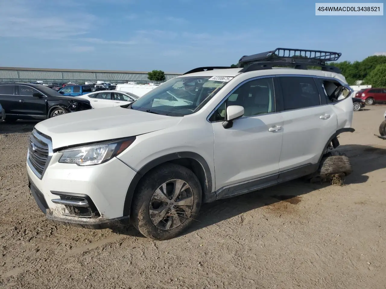 2020 Subaru Ascent Premium VIN: 4S4WMACD0L3438521 Lot: 62208675
