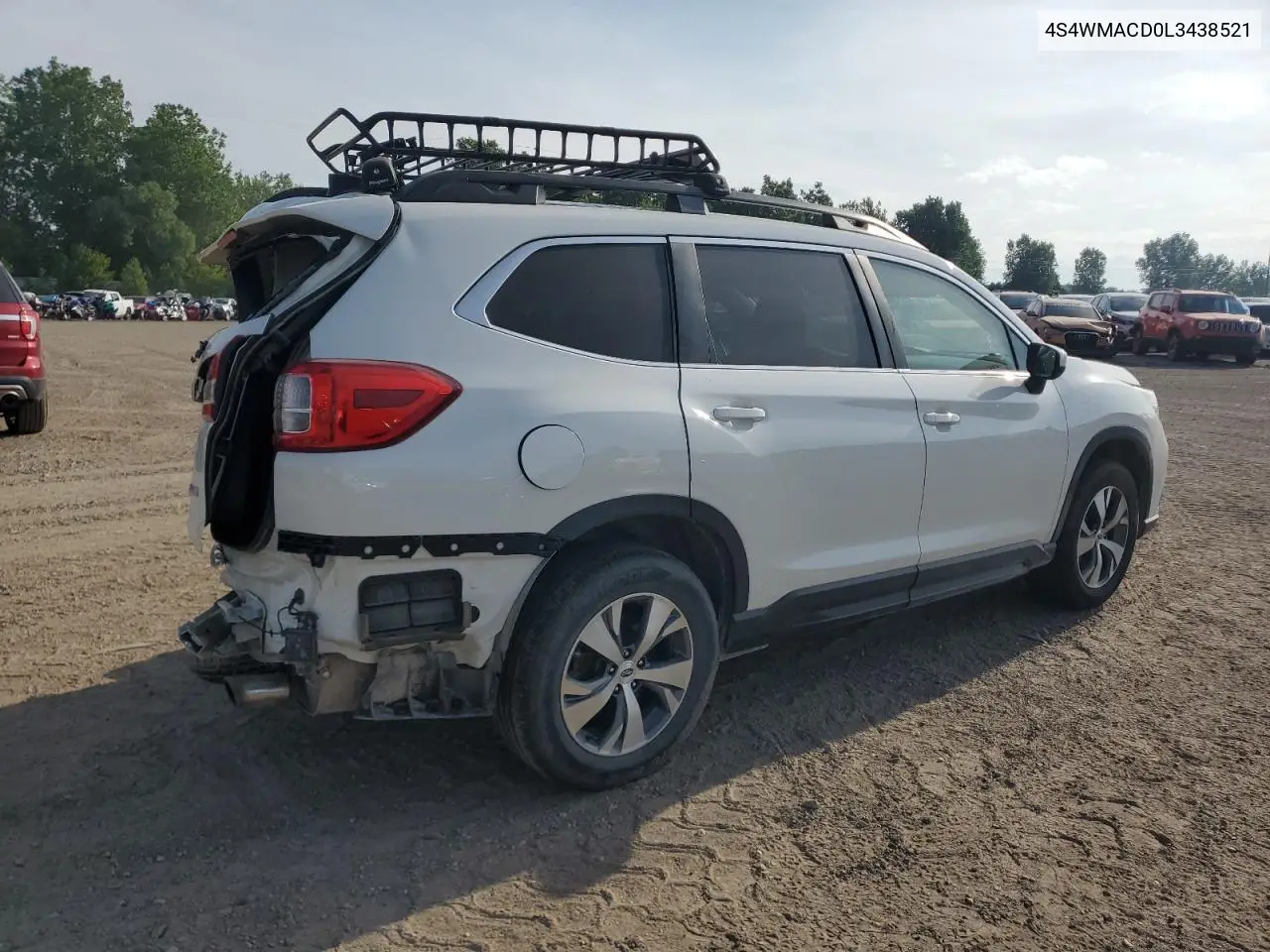 2020 Subaru Ascent Premium VIN: 4S4WMACD0L3438521 Lot: 62208675