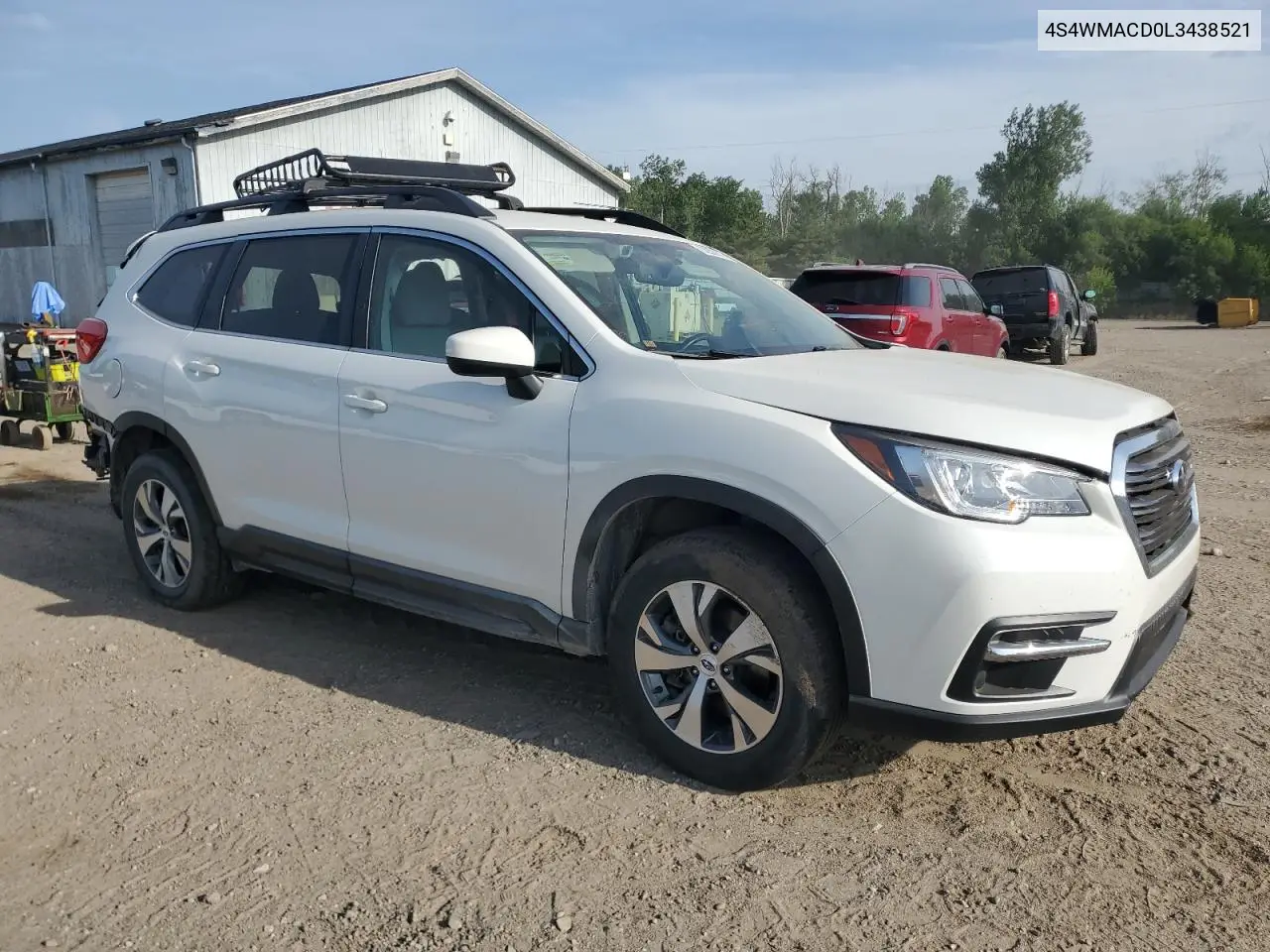 2020 Subaru Ascent Premium VIN: 4S4WMACD0L3438521 Lot: 62208675
