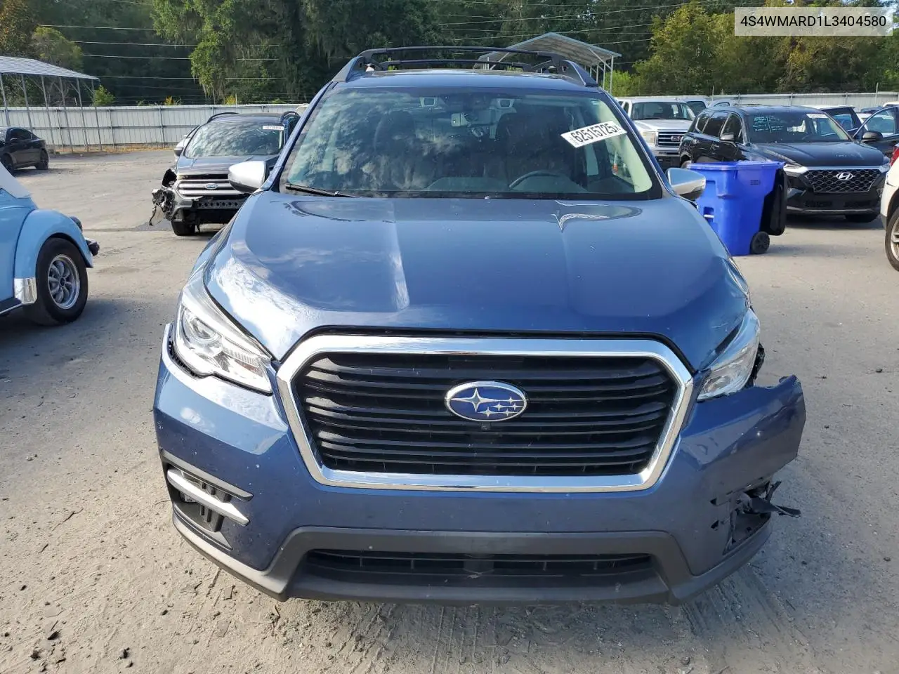 2020 Subaru Ascent Touring VIN: 4S4WMARD1L3404580 Lot: 62515725