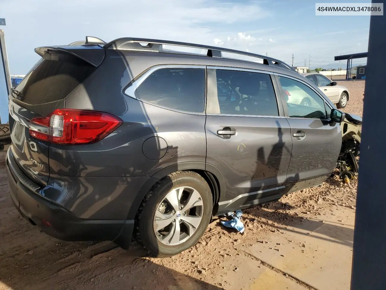 2020 Subaru Ascent Premium VIN: 4S4WMACDXL3478086 Lot: 62939825