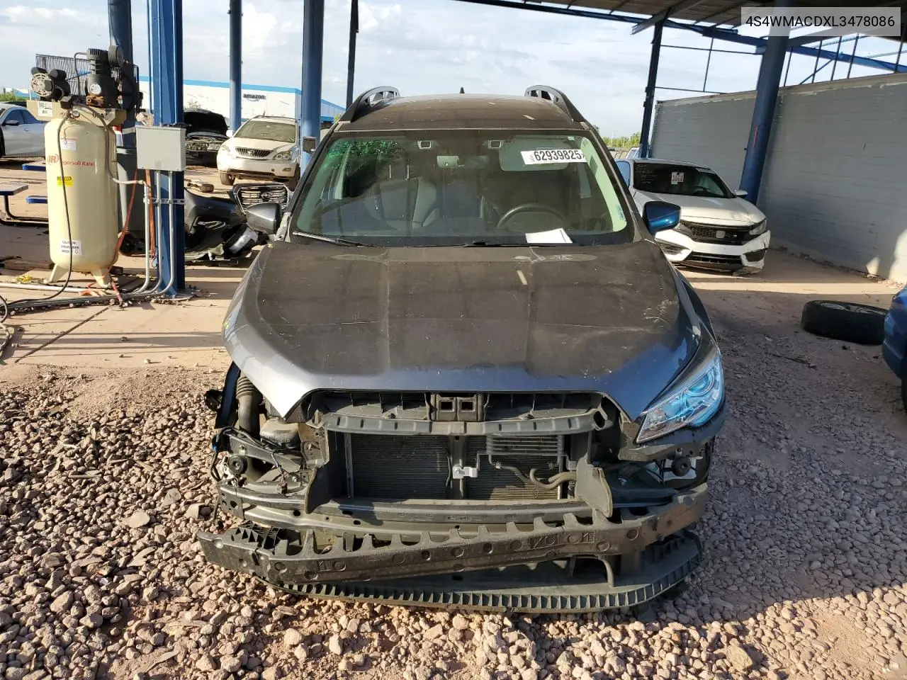 2020 Subaru Ascent Premium VIN: 4S4WMACDXL3478086 Lot: 62939825