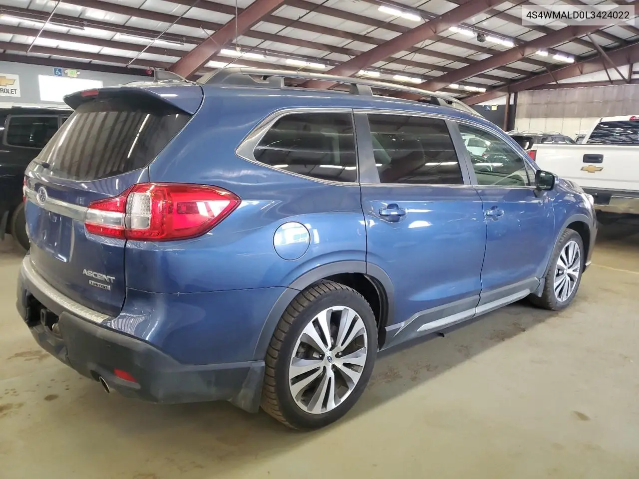 2020 Subaru Ascent Limited VIN: 4S4WMALD0L3424022 Lot: 63209705