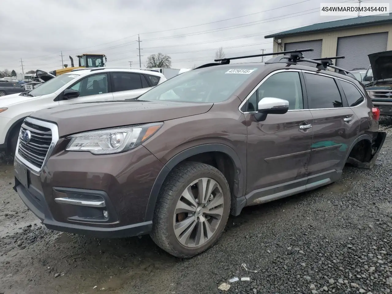 2021 Subaru Ascent Touring VIN: 4S4WMARD3M3454401 Lot: 43756145