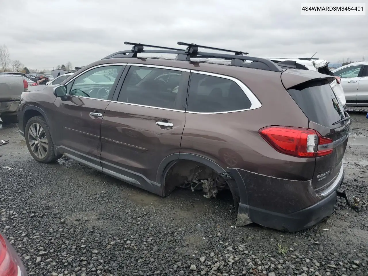 2021 Subaru Ascent Touring VIN: 4S4WMARD3M3454401 Lot: 43756145