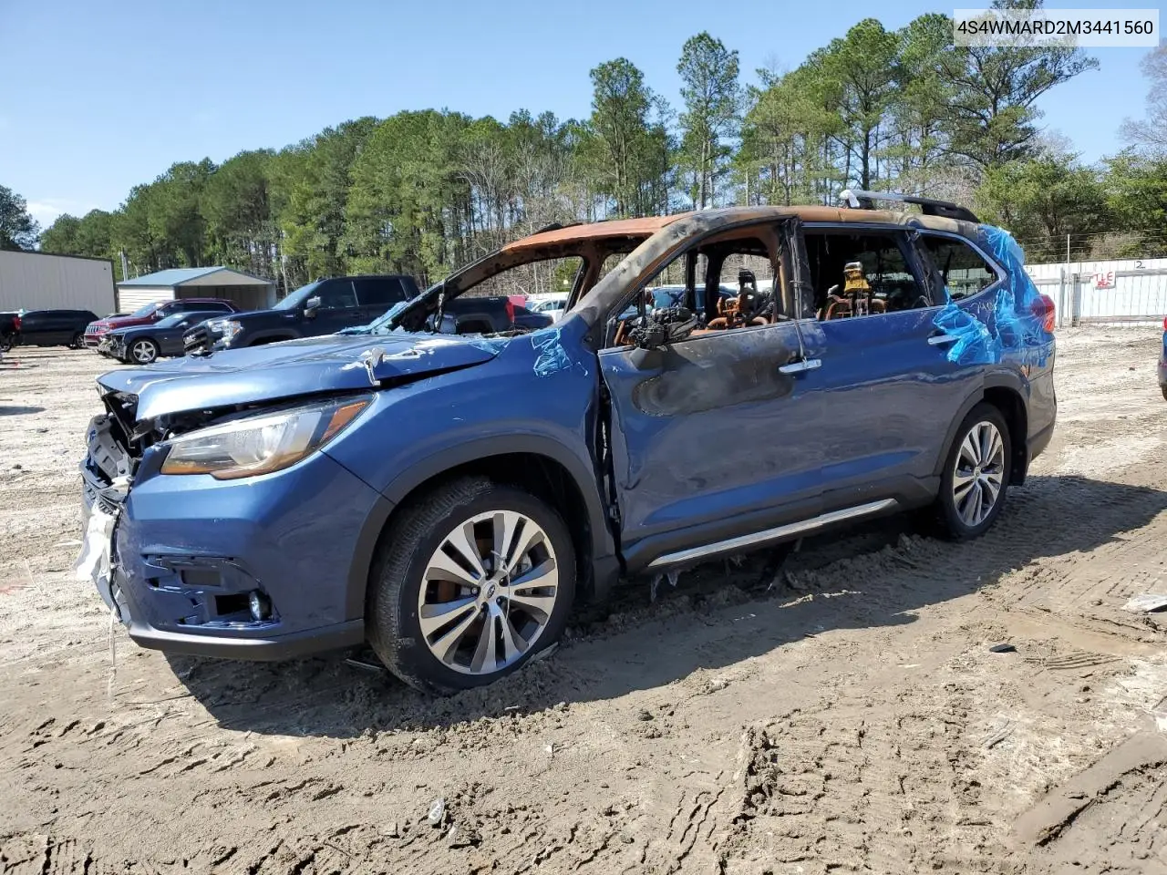 2021 Subaru Ascent Touring VIN: 4S4WMARD2M3441560 Lot: 50606495