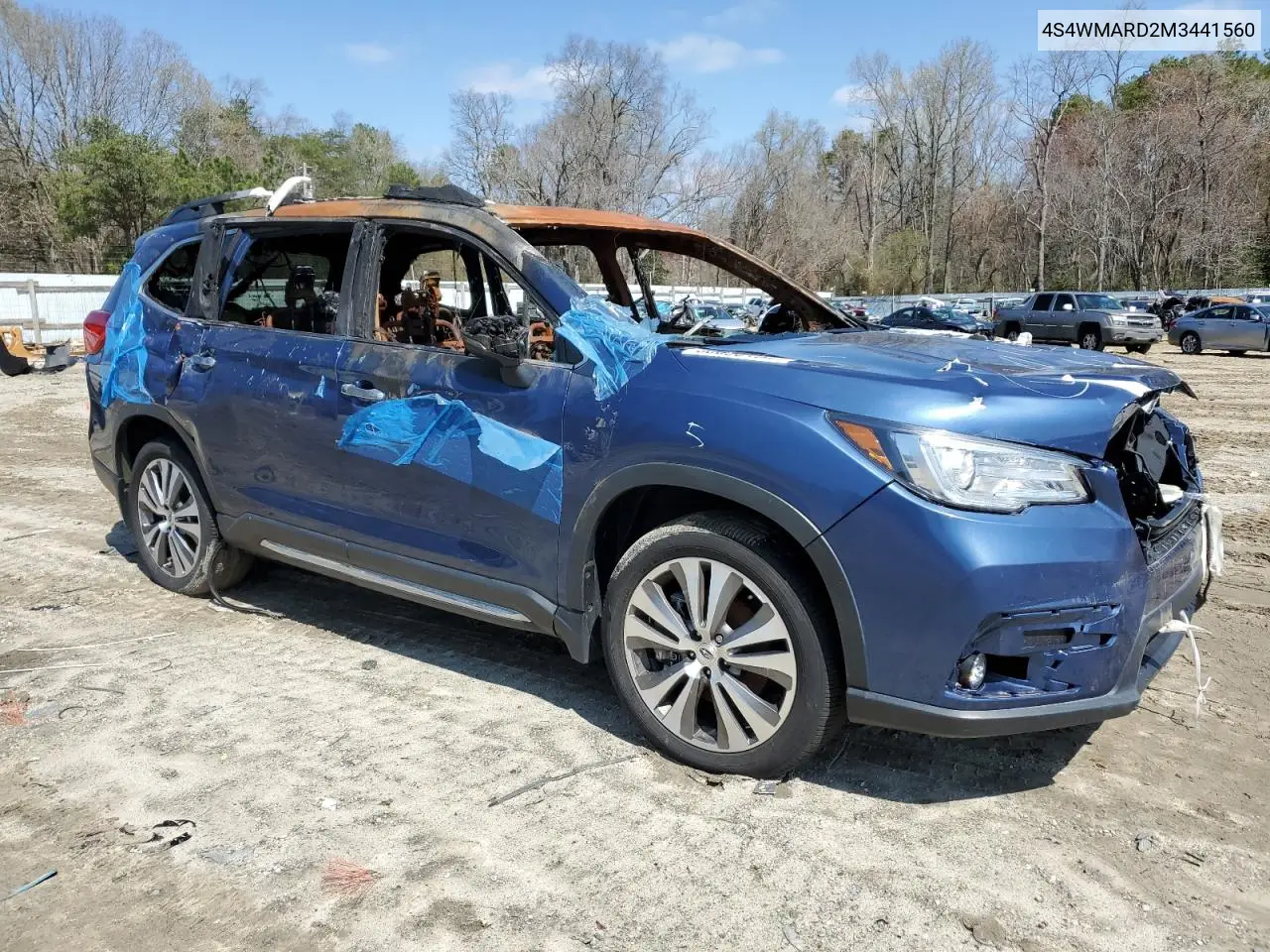 2021 Subaru Ascent Touring VIN: 4S4WMARD2M3441560 Lot: 50606495