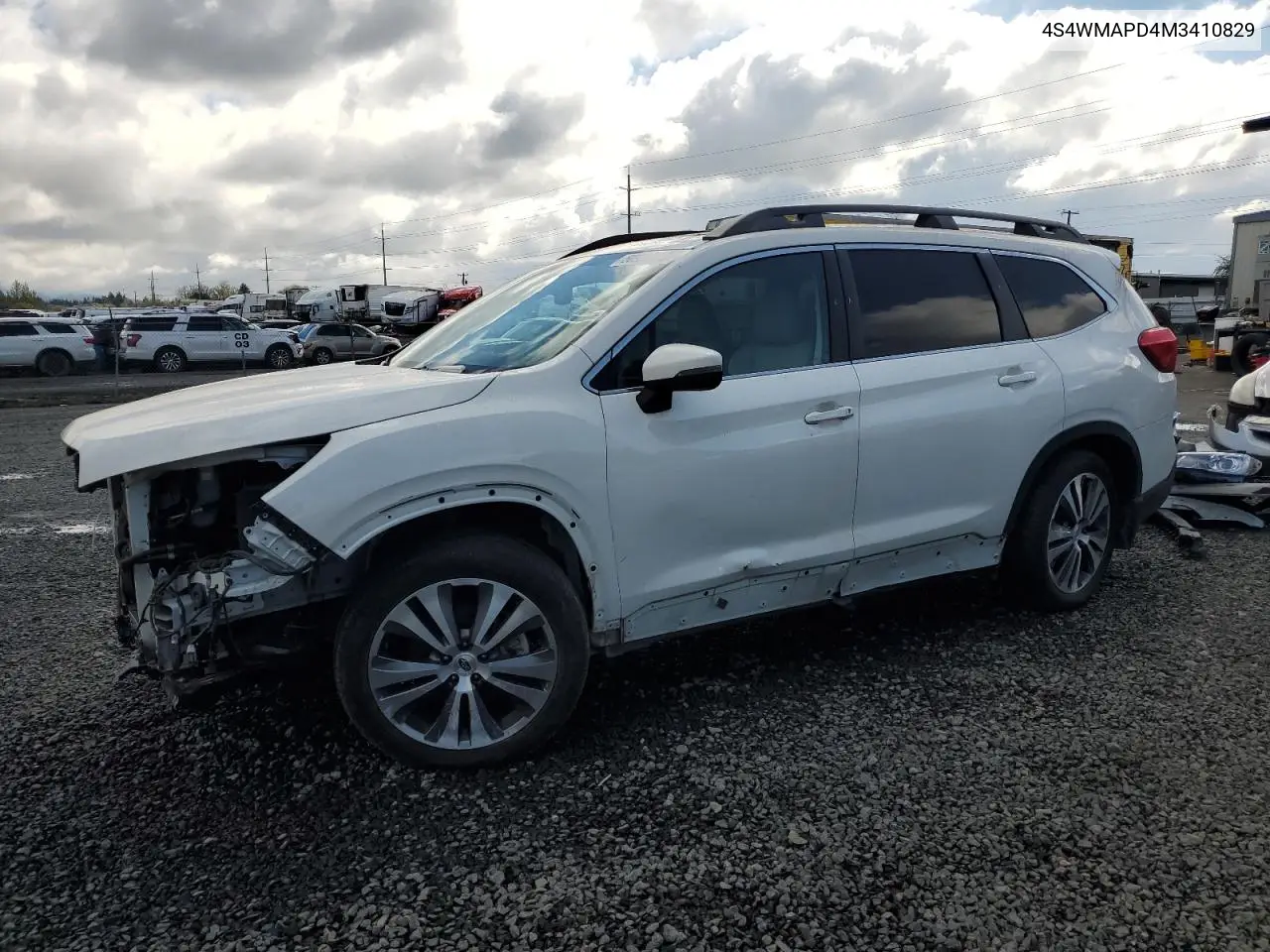 2021 Subaru Ascent Limited VIN: 4S4WMAPD4M3410829 Lot: 50929075