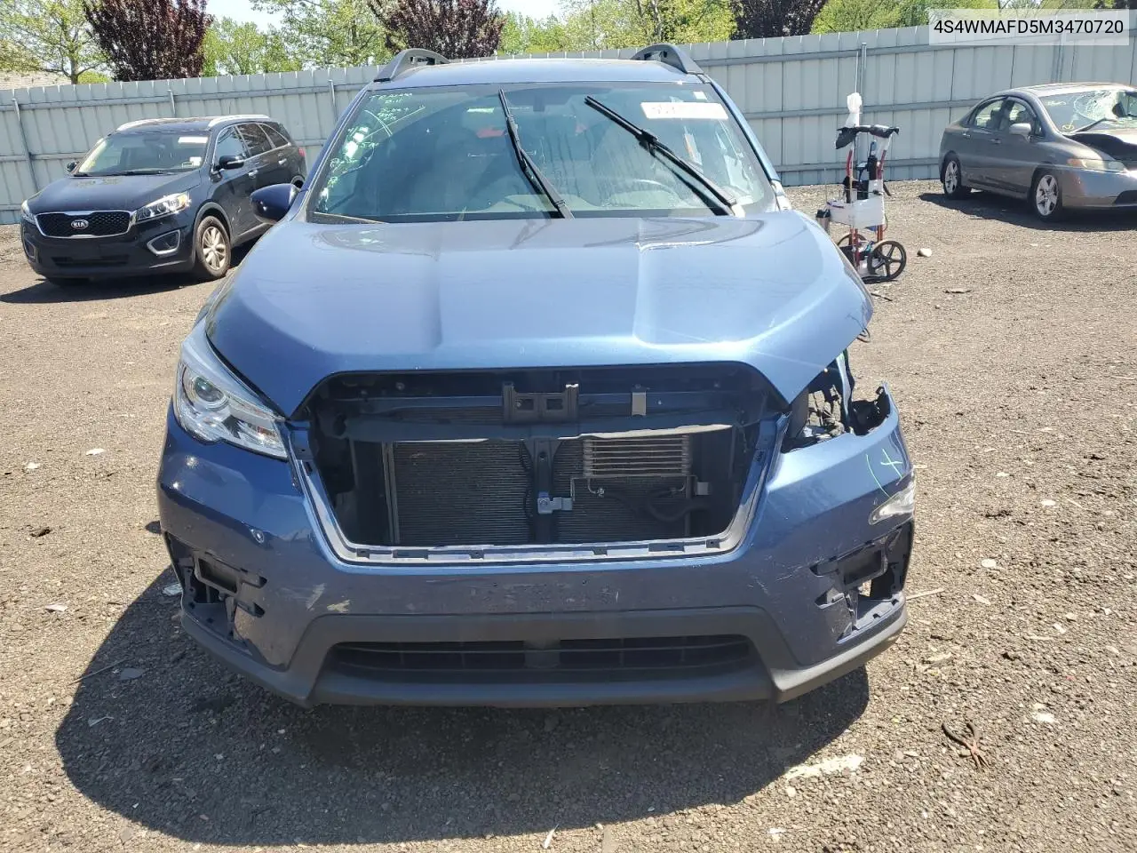 2021 Subaru Ascent Premium VIN: 4S4WMAFD5M3470720 Lot: 55975325