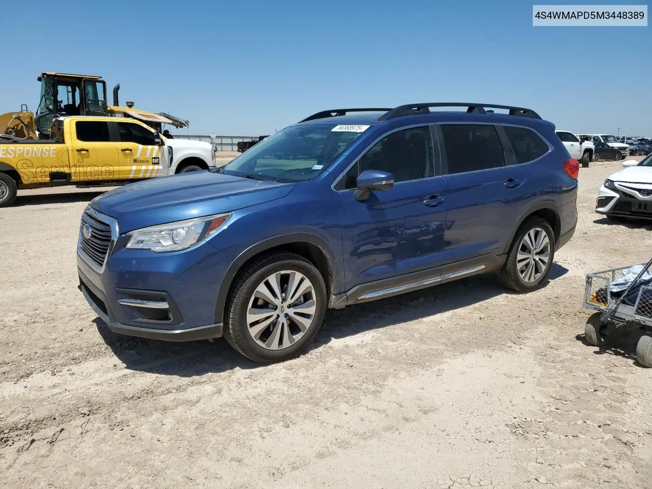 2021 Subaru Ascent Limited VIN: 4S4WMAPD5M3448389 Lot: 56368975