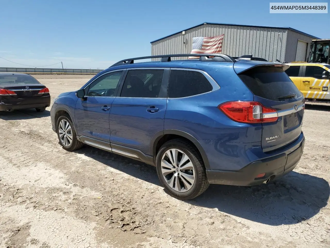 2021 Subaru Ascent Limited VIN: 4S4WMAPD5M3448389 Lot: 56368975