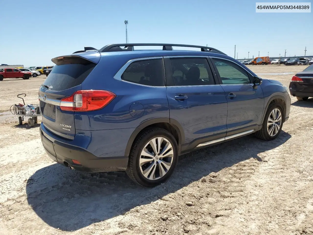 2021 Subaru Ascent Limited VIN: 4S4WMAPD5M3448389 Lot: 56368975