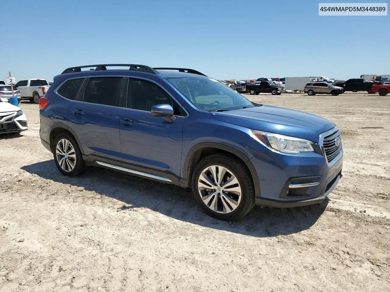 2021 Subaru Ascent Limited VIN: 4S4WMAPD5M3448389 Lot: 56368975