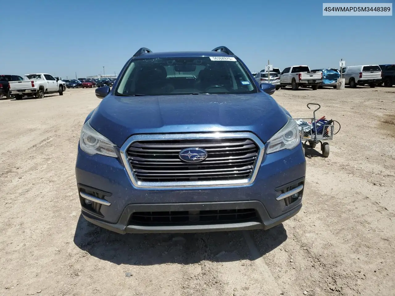 2021 Subaru Ascent Limited VIN: 4S4WMAPD5M3448389 Lot: 56368975