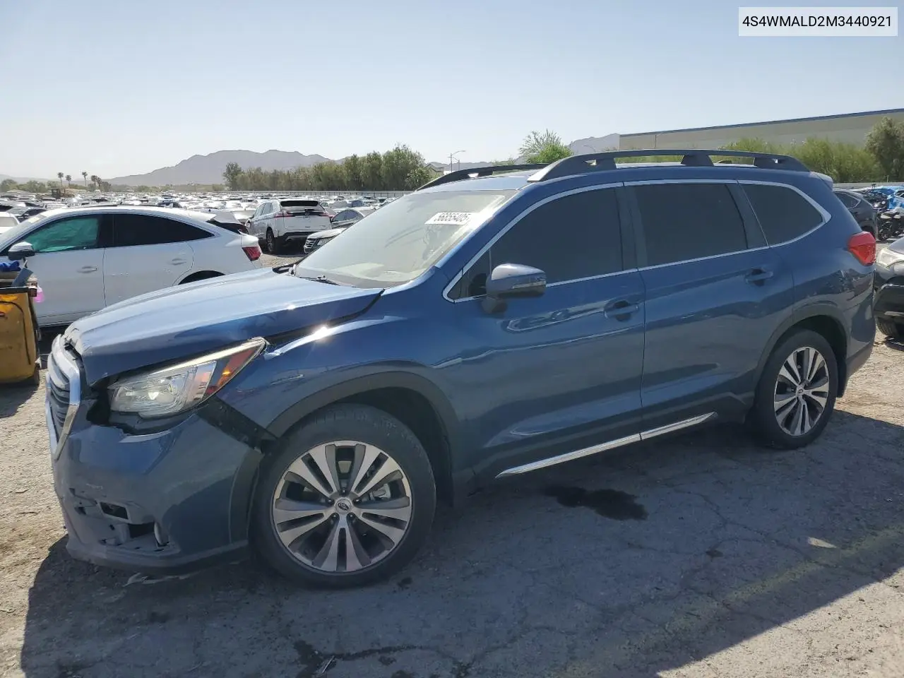 2021 Subaru Ascent Limited VIN: 4S4WMALD2M3440921 Lot: 56855405