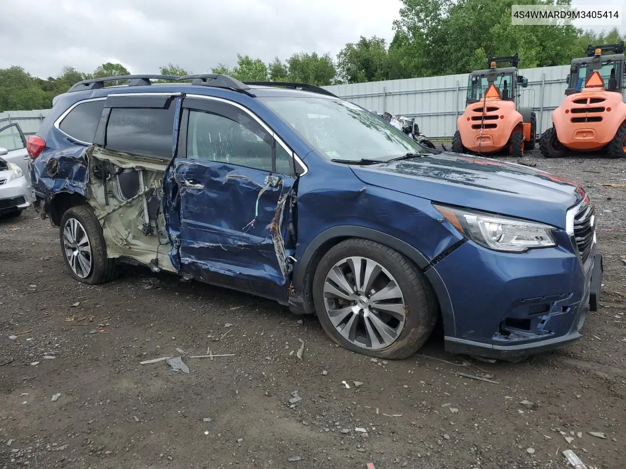 2021 Subaru Ascent Touring VIN: 4S4WMARD9M3405414 Lot: 58504645
