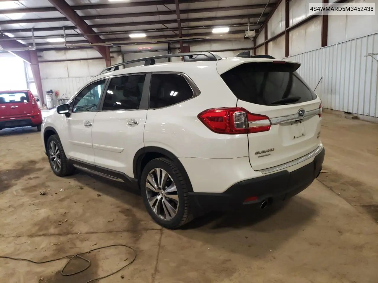 2021 Subaru Ascent Touring VIN: 4S4WMARD5M3452438 Lot: 60407275