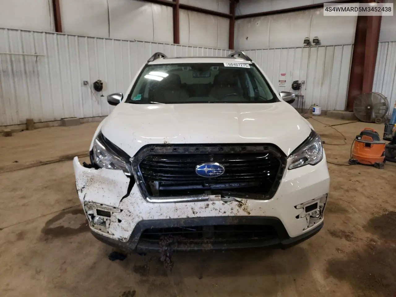 2021 Subaru Ascent Touring VIN: 4S4WMARD5M3452438 Lot: 60407275