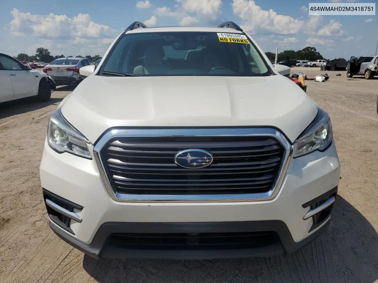 2021 Subaru Ascent Premium VIN: 4S4WMAHD2M3418751 Lot: 61865345