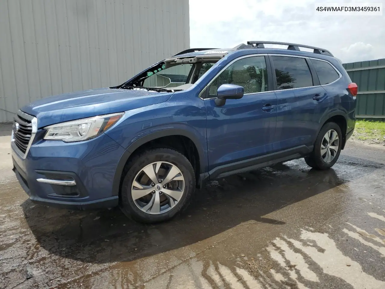 2021 Subaru Ascent Premium VIN: 4S4WMAFD3M3459361 Lot: 62299965