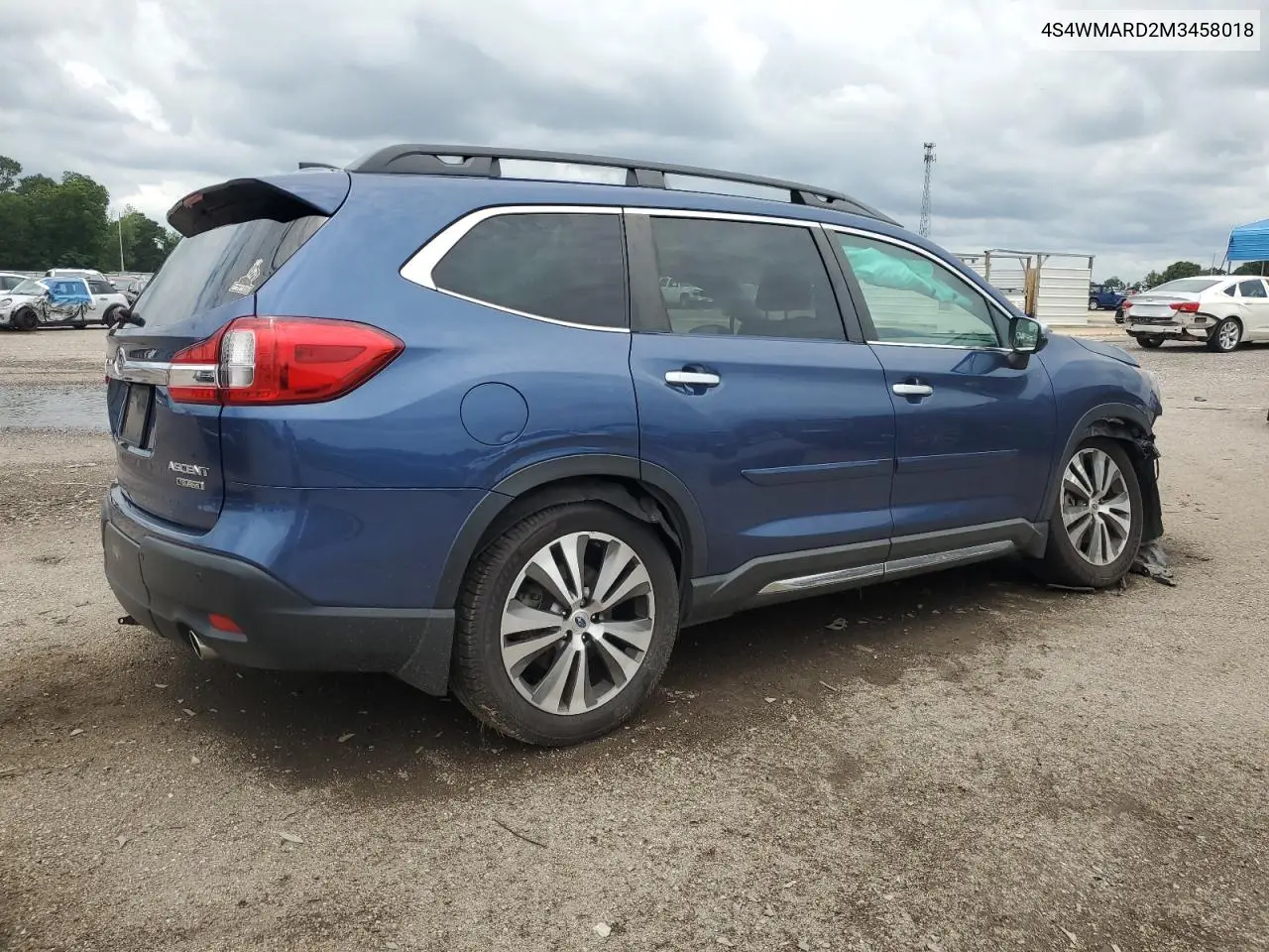 2021 Subaru Ascent Touring VIN: 4S4WMARD2M3458018 Lot: 62706175
