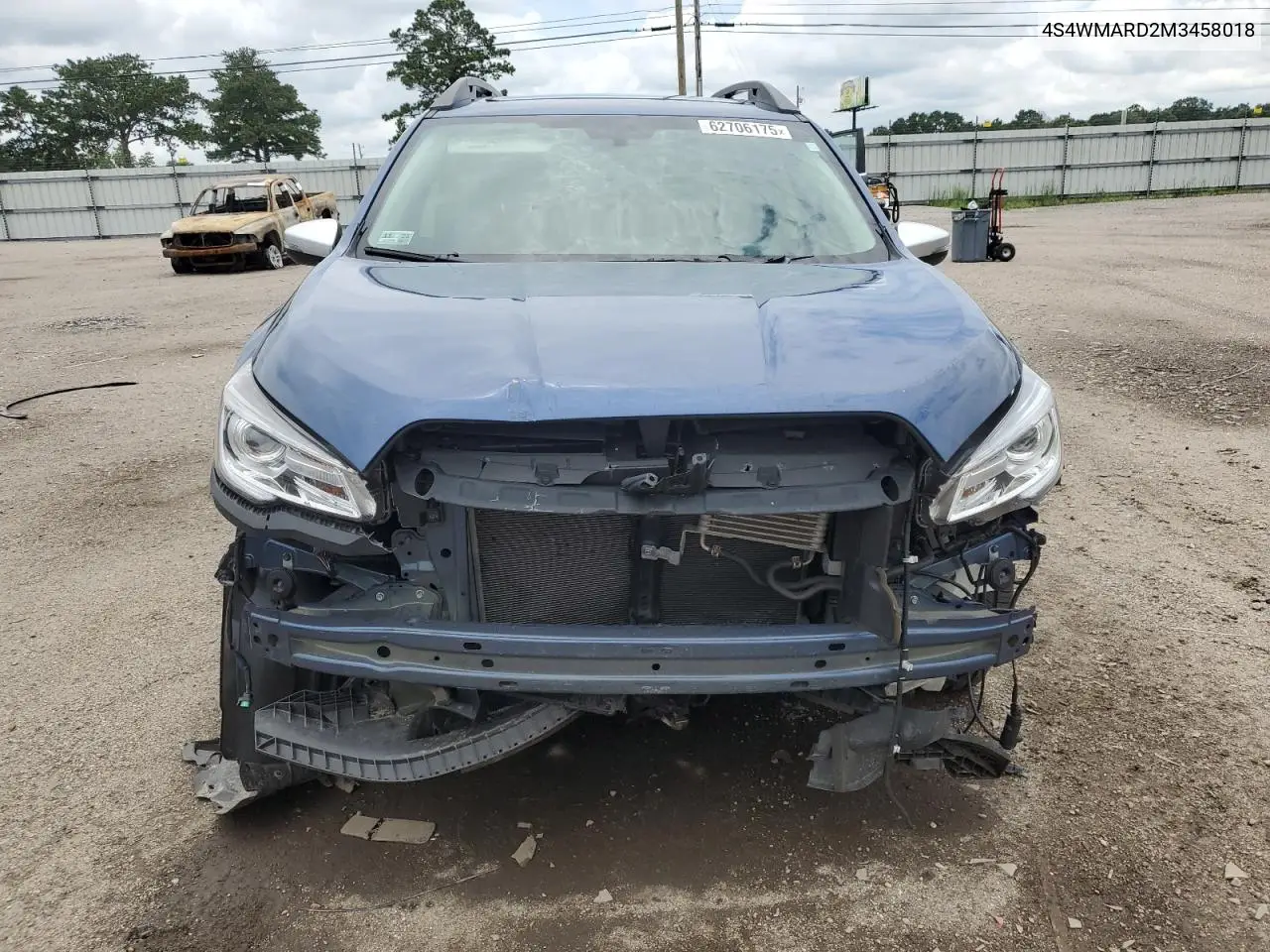 2021 Subaru Ascent Touring VIN: 4S4WMARD2M3458018 Lot: 62706175