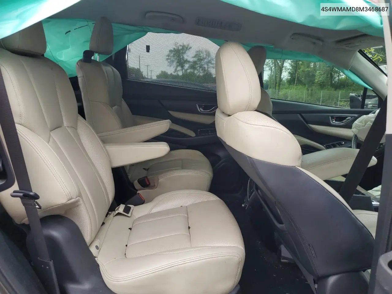 2021 Subaru Ascent Limited VIN: 4S4WMAMD8M3468687 Lot: 63037195