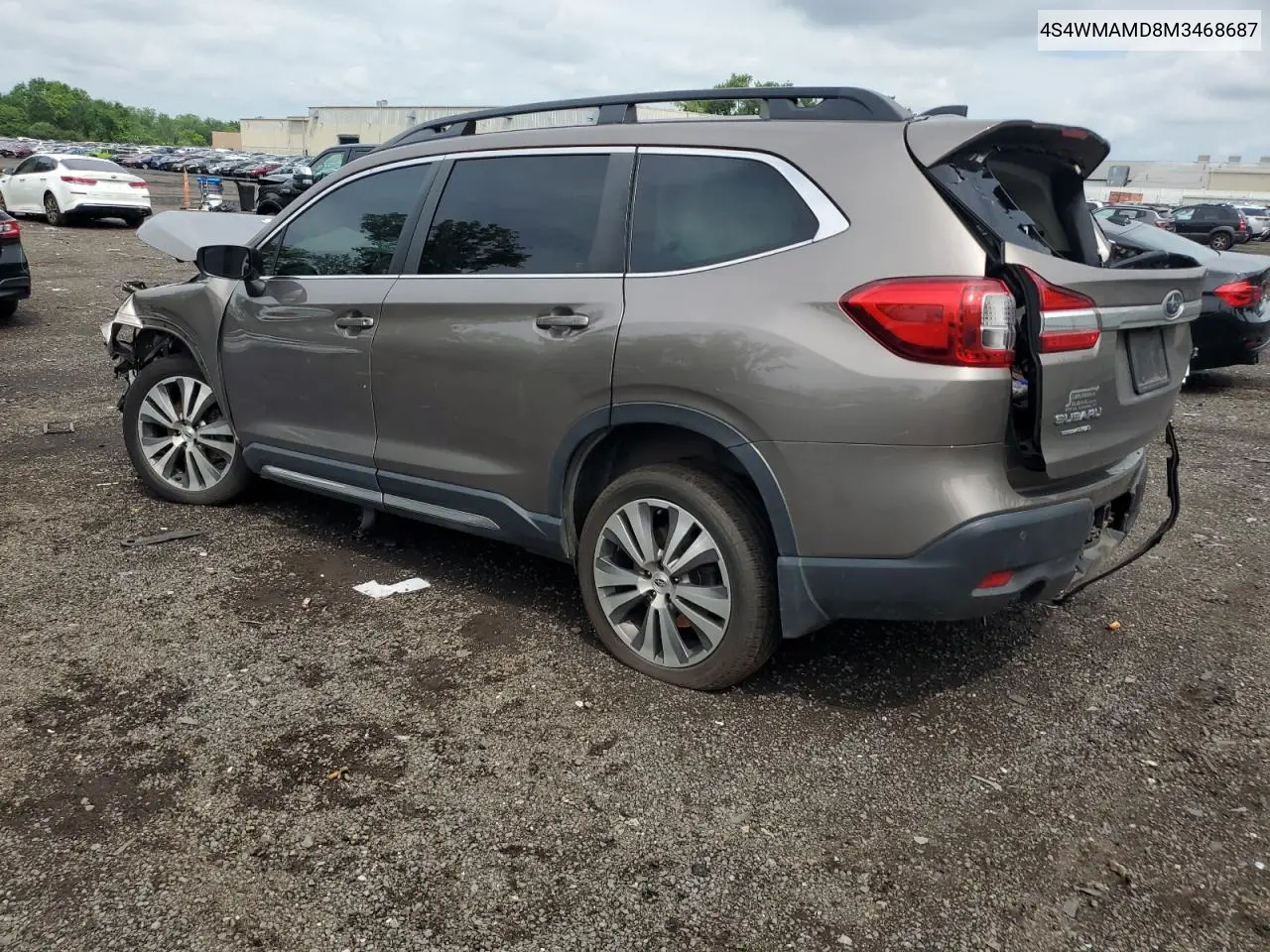 2021 Subaru Ascent Limited VIN: 4S4WMAMD8M3468687 Lot: 63037195