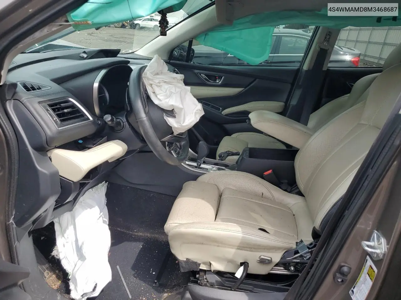 2021 Subaru Ascent Limited VIN: 4S4WMAMD8M3468687 Lot: 63037195