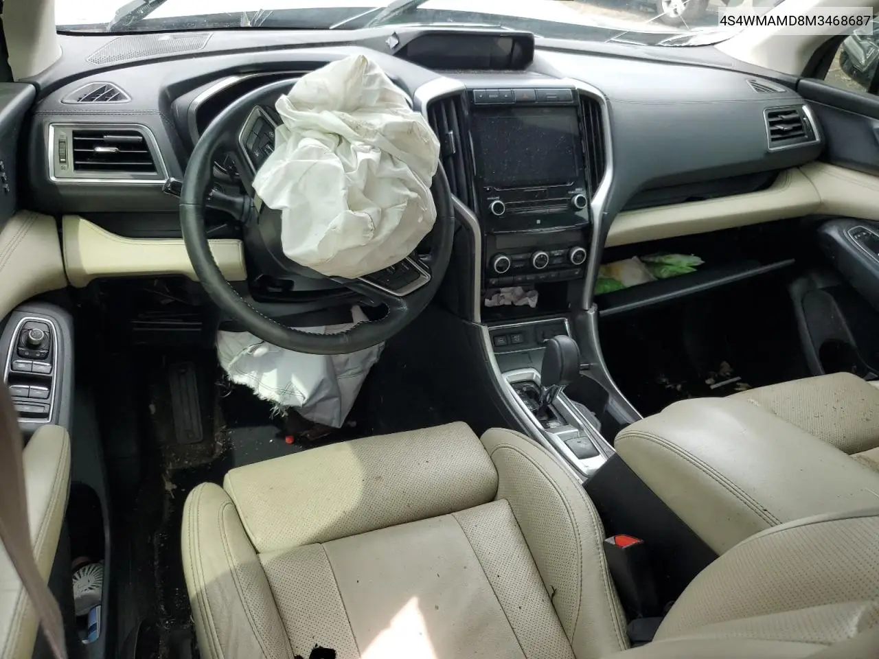 2021 Subaru Ascent Limited VIN: 4S4WMAMD8M3468687 Lot: 63037195