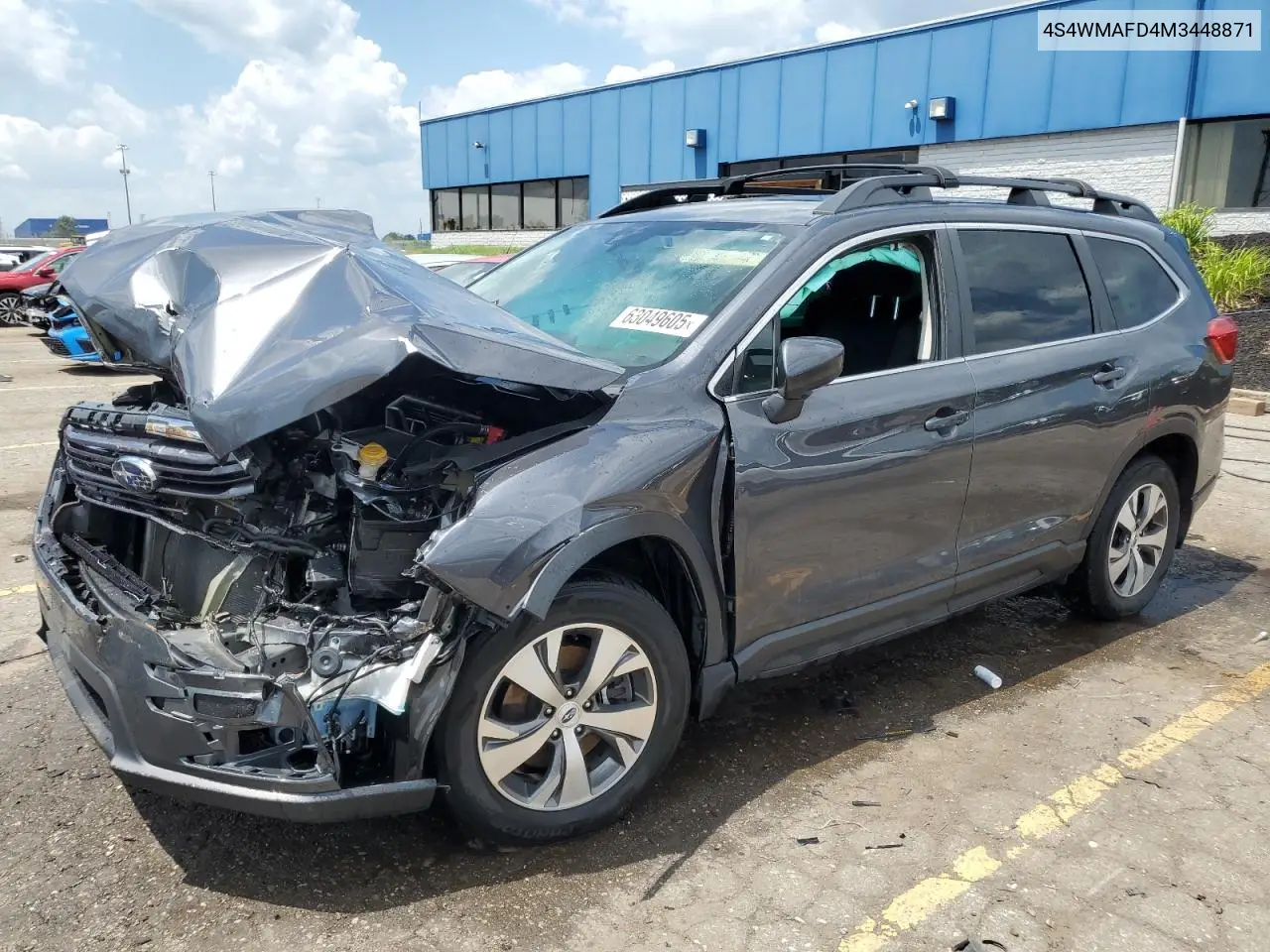 2021 Subaru Ascent Premium VIN: 4S4WMAFD4M3448871 Lot: 63049605