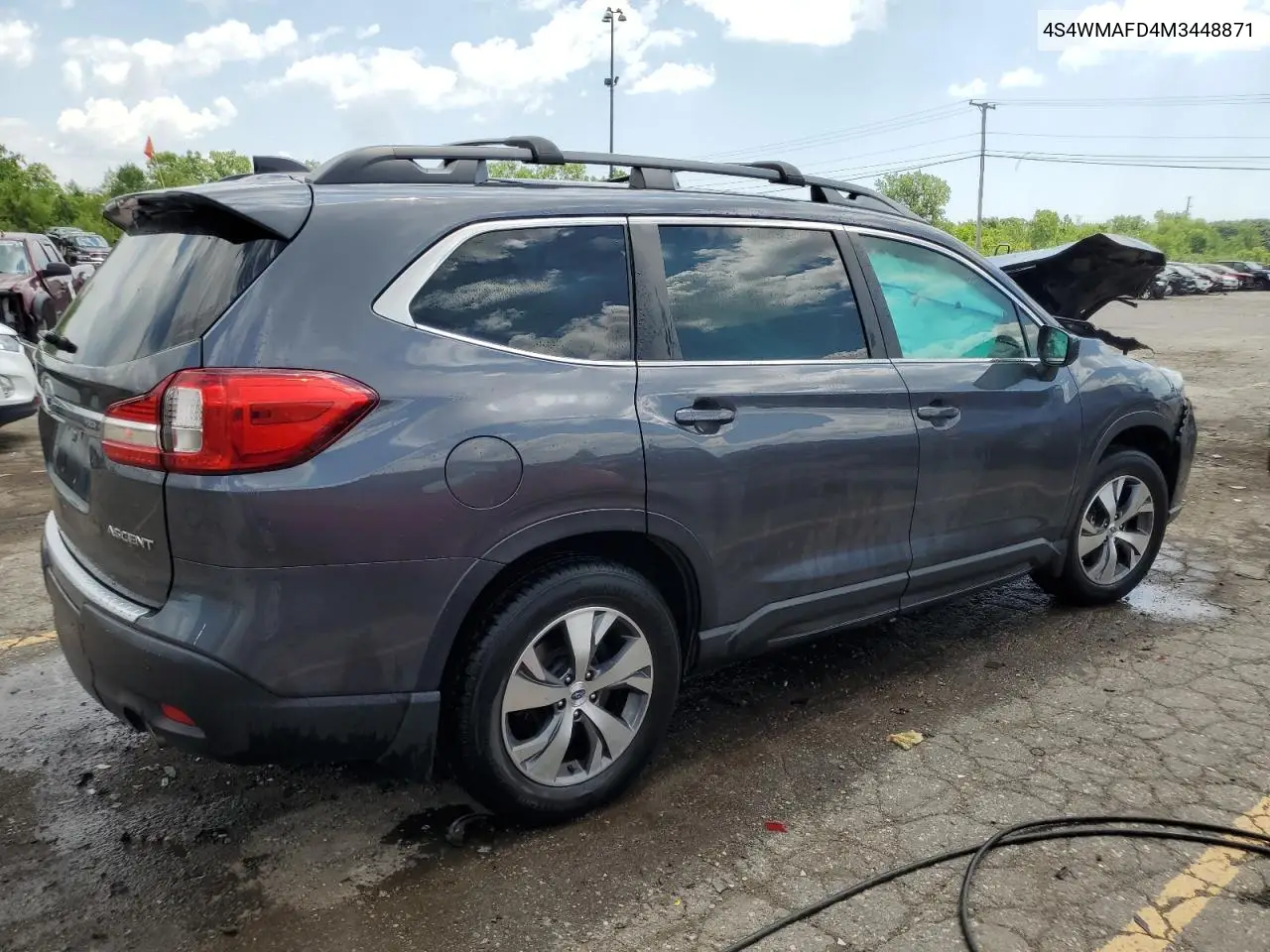 2021 Subaru Ascent Premium VIN: 4S4WMAFD4M3448871 Lot: 63049605