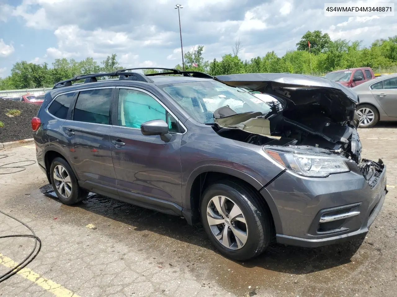 2021 Subaru Ascent Premium VIN: 4S4WMAFD4M3448871 Lot: 63049605