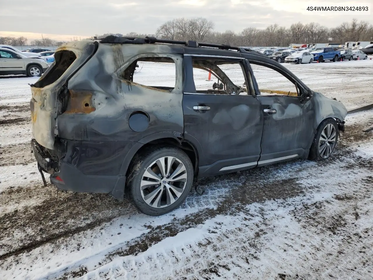 2022 Subaru Ascent Touring VIN: 4S4WMARD8N3424893 Lot: 42248895