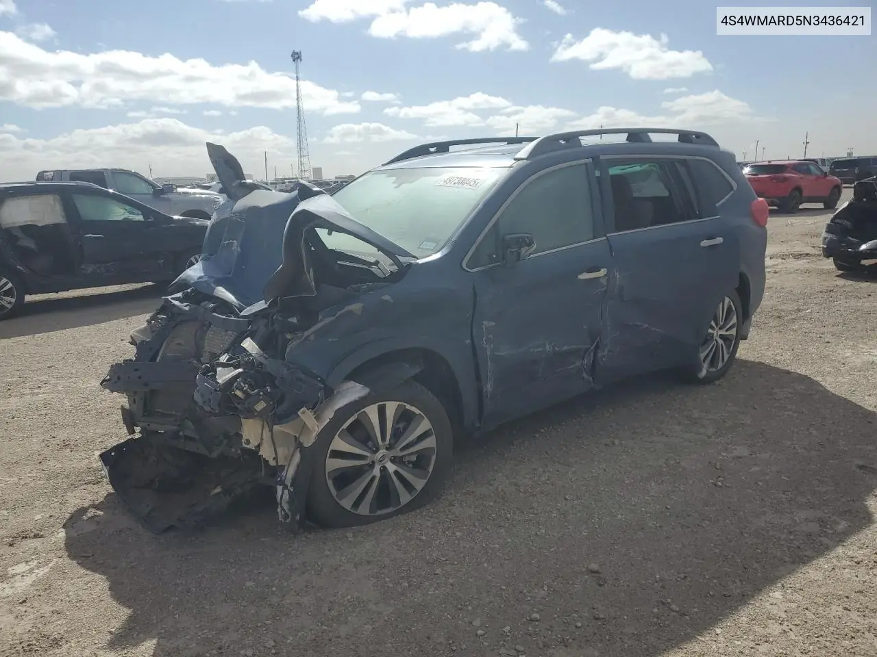 2022 Subaru Ascent Touring VIN: 4S4WMARD5N3436421 Lot: 49738045