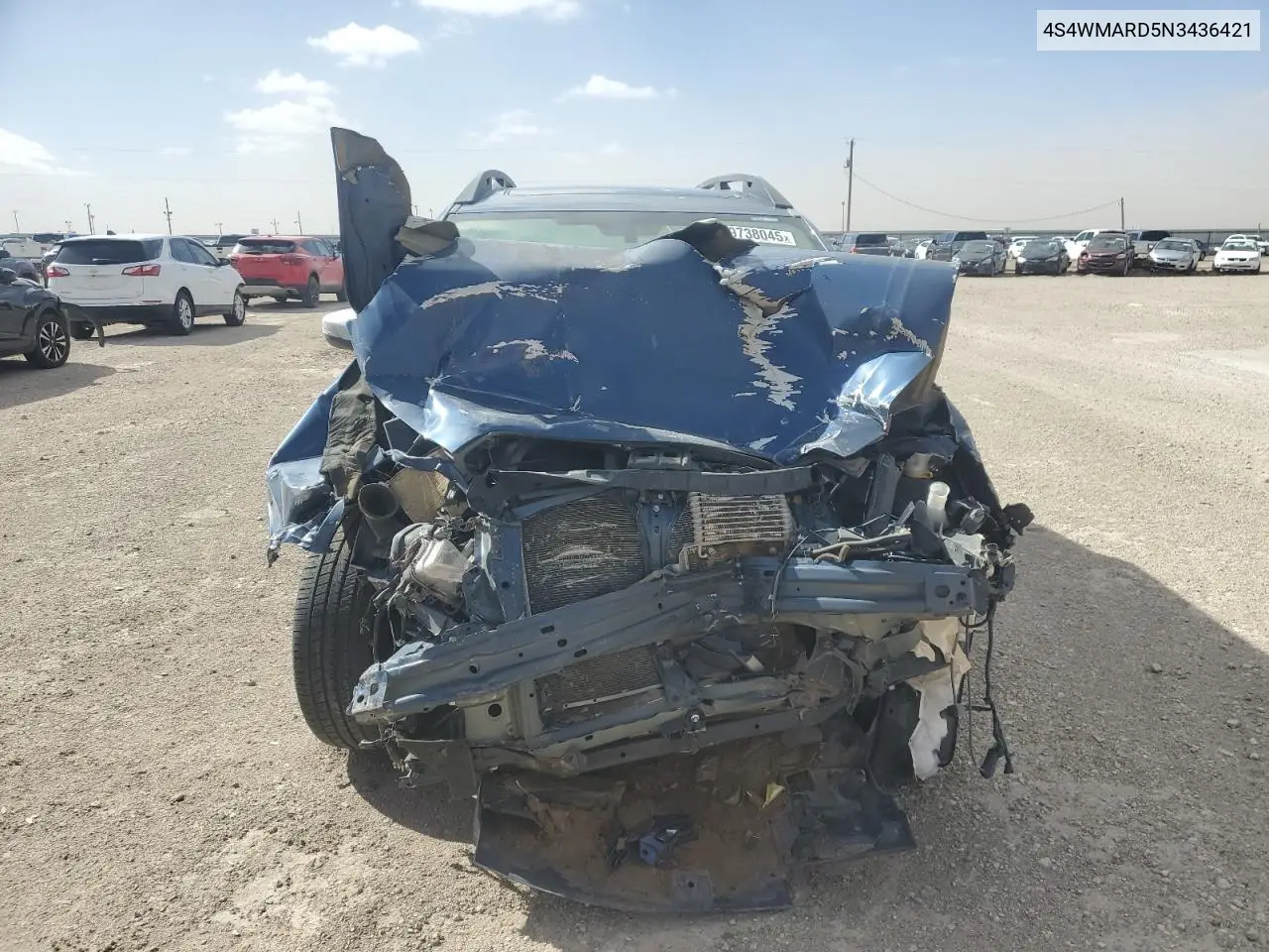 2022 Subaru Ascent Touring VIN: 4S4WMARD5N3436421 Lot: 49738045