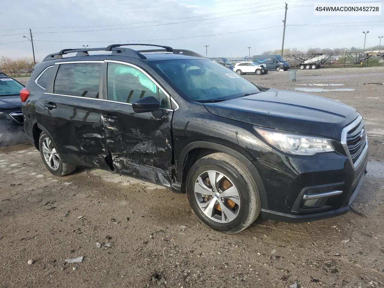 2022 Subaru Ascent Premium VIN: 4S4WMACD0N3452728 Lot: 51818325