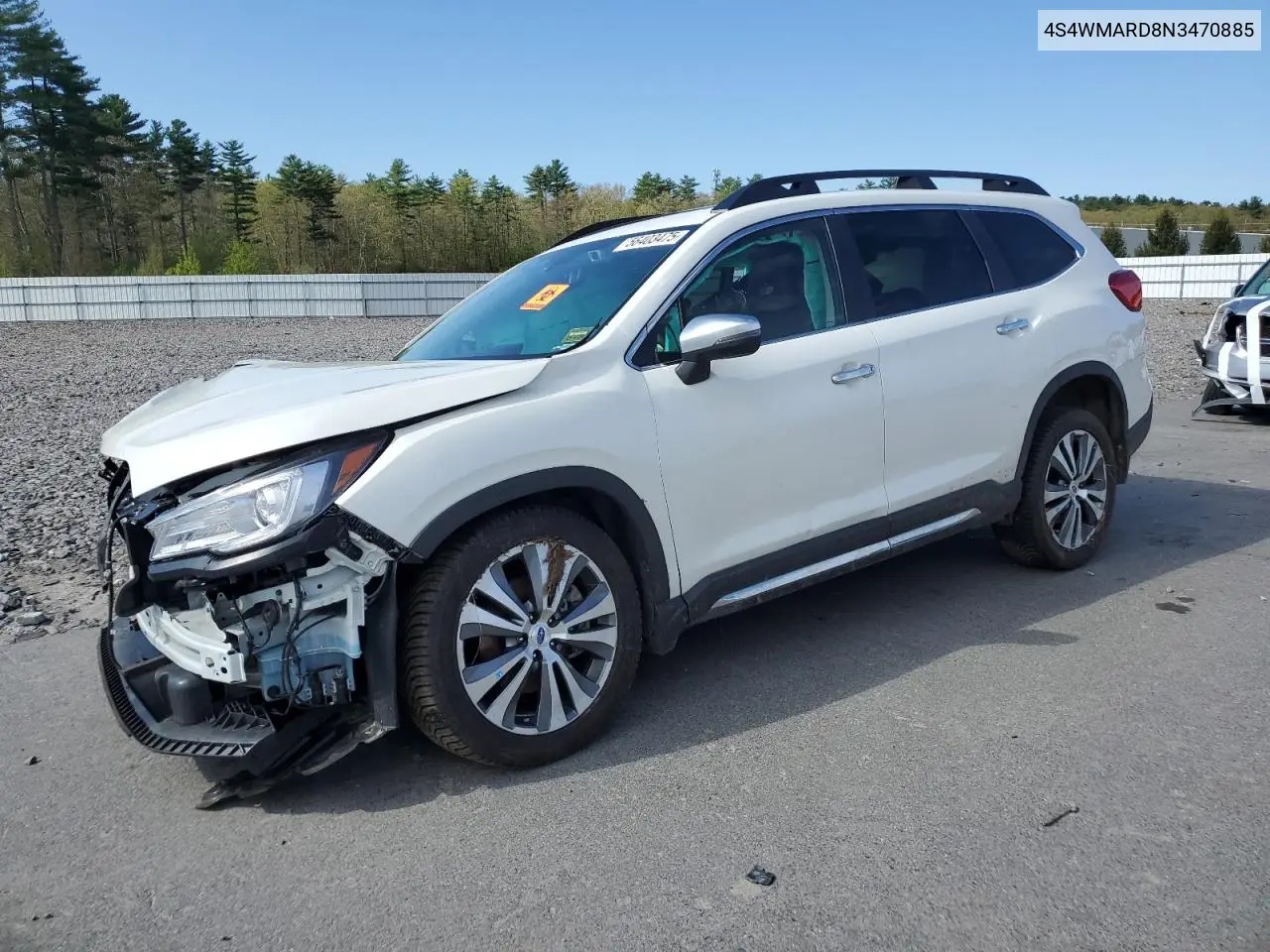 2022 Subaru Ascent Touring VIN: 4S4WMARD8N3470885 Lot: 56403475