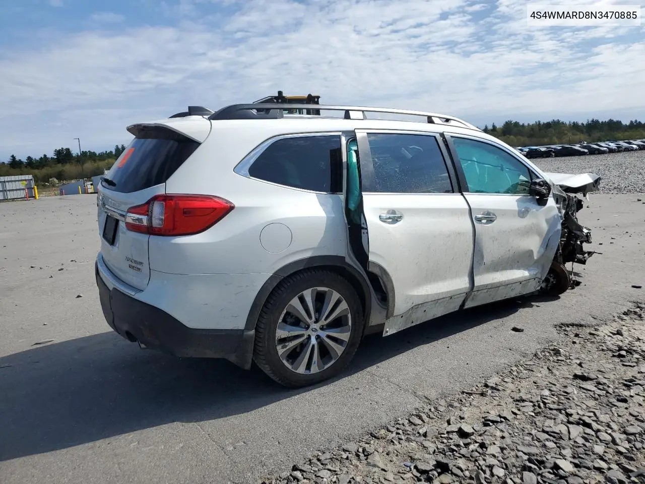 2022 Subaru Ascent Touring VIN: 4S4WMARD8N3470885 Lot: 56403475
