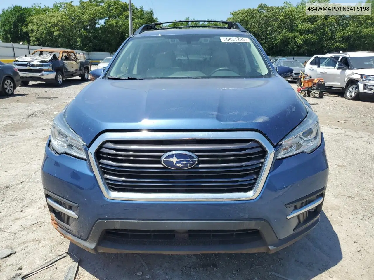 2022 Subaru Ascent Limited VIN: 4S4WMAPD1N3416198 Lot: 56424205