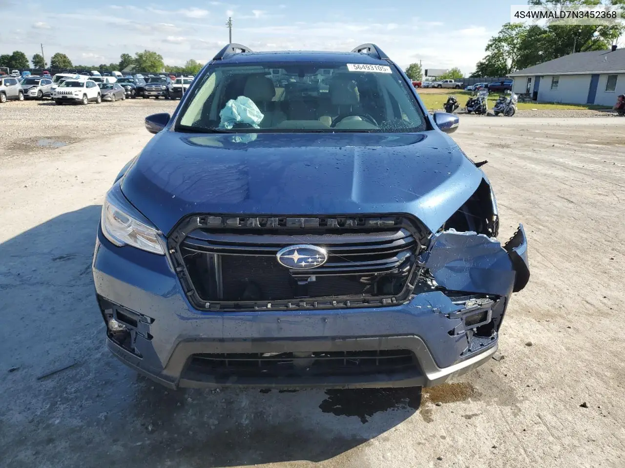 2022 Subaru Ascent Limited VIN: 4S4WMALD7N3452368 Lot: 56493105