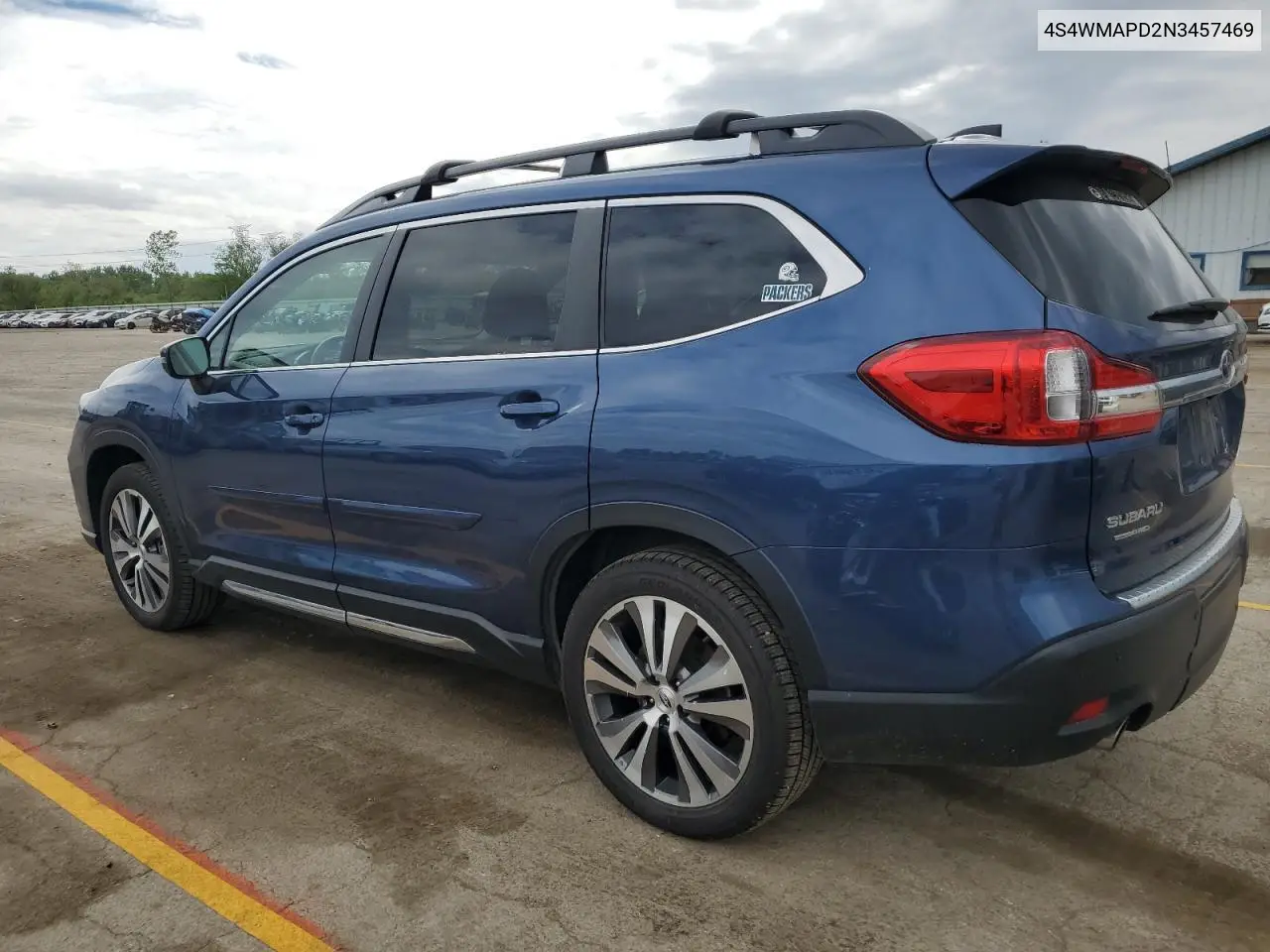 2022 Subaru Ascent Limited VIN: 4S4WMAPD2N3457469 Lot: 56703205