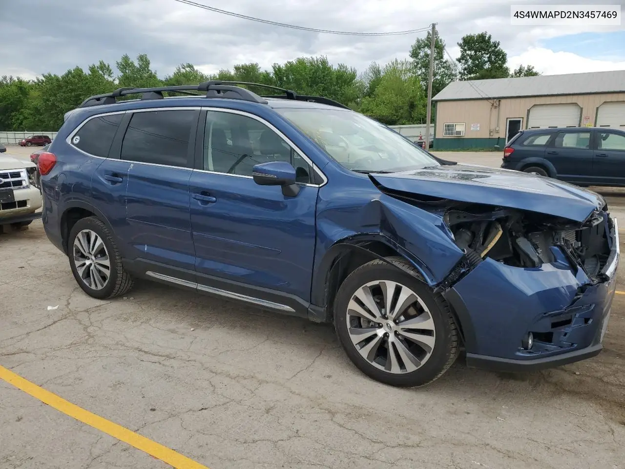 2022 Subaru Ascent Limited VIN: 4S4WMAPD2N3457469 Lot: 56703205