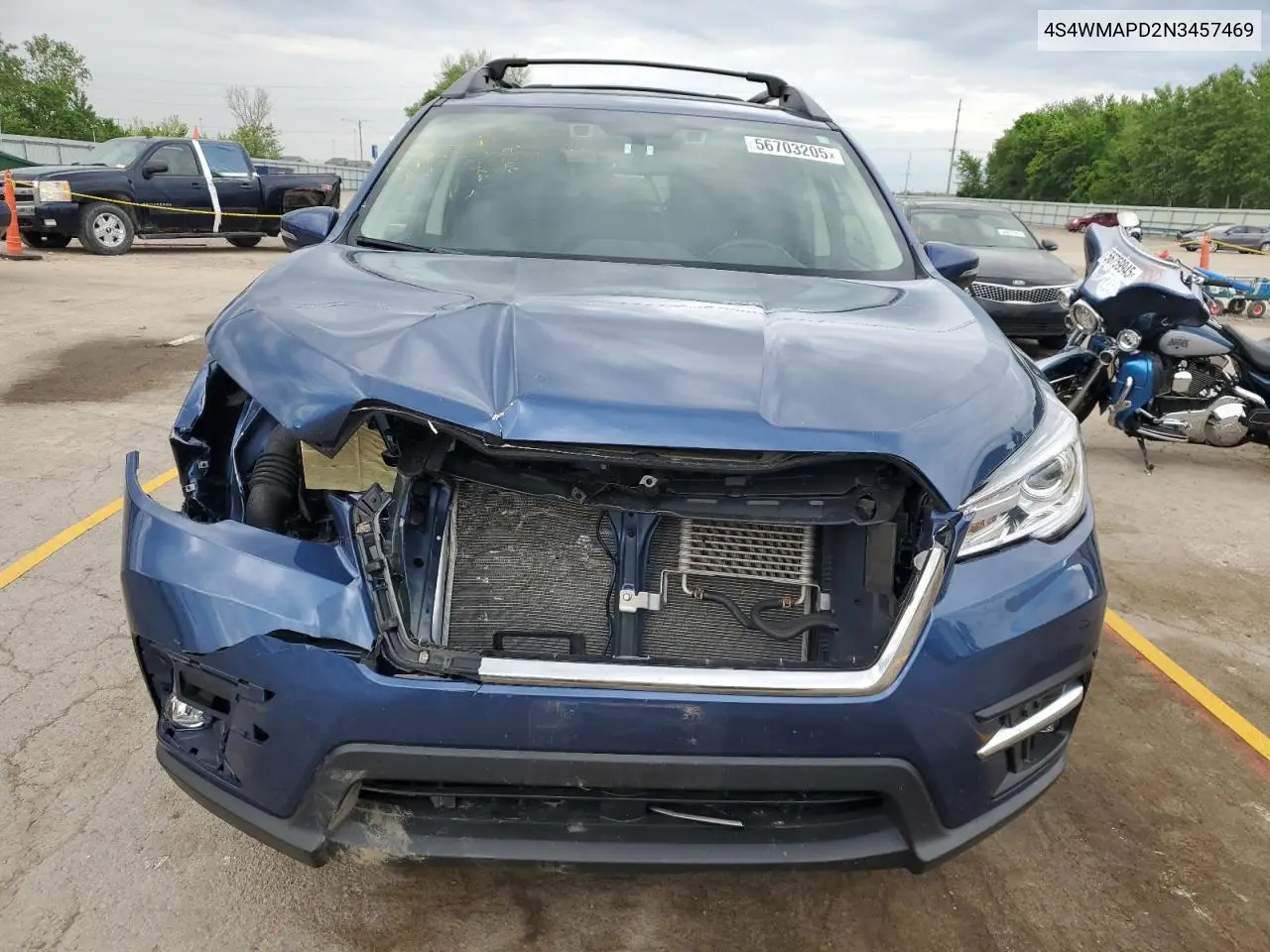 2022 Subaru Ascent Limited VIN: 4S4WMAPD2N3457469 Lot: 56703205