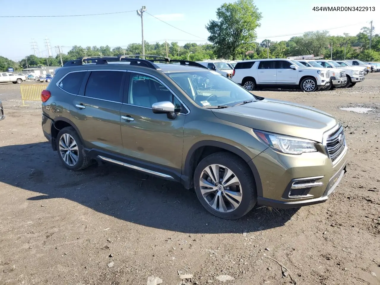 2022 Subaru Ascent Touring VIN: 4S4WMARD0N3422913 Lot: 61365705